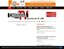 Tablet Screenshot of chioggiatv.it